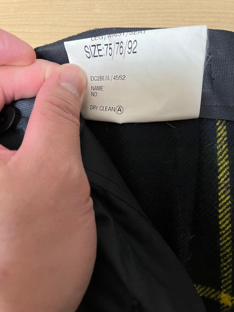 スコットランド軍　セレモニーパンツ　ミリタリーパンツ