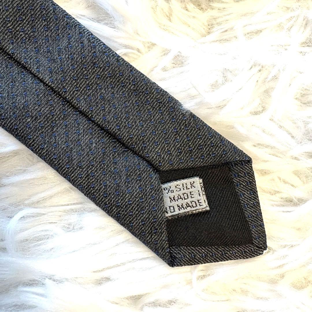 キキ＊美品✨DIOR ディオールオム ナロータイ ネクタイ ドット