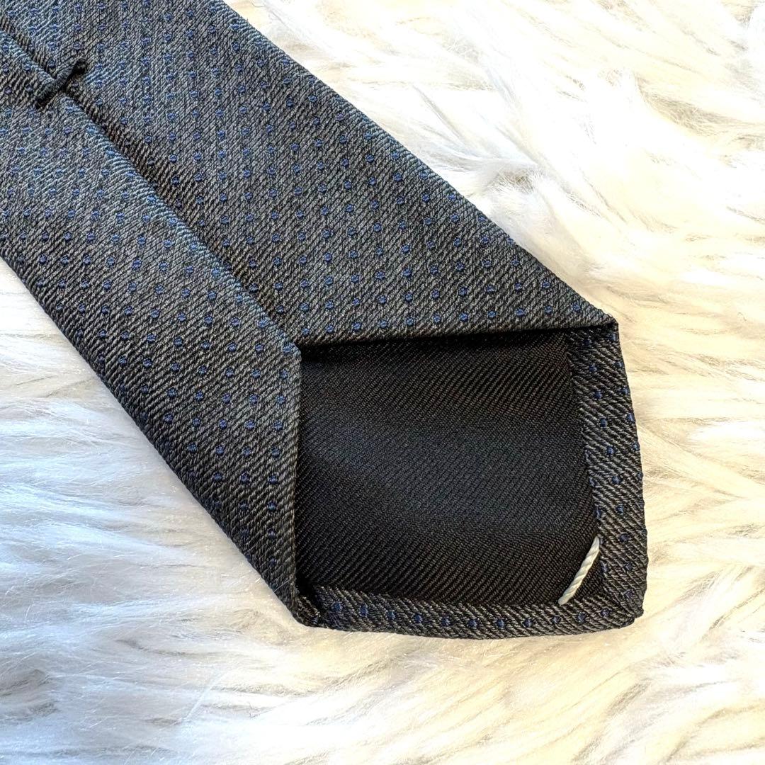 キキ＊美品✨DIOR ディオールオム ナロータイ ネクタイ ドット