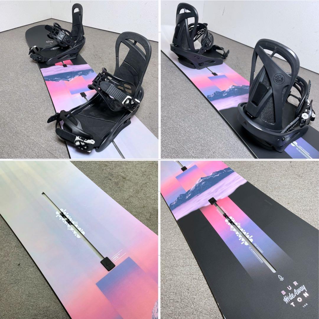BURTON HIDEAWAY 140 レディース スノーボードセット