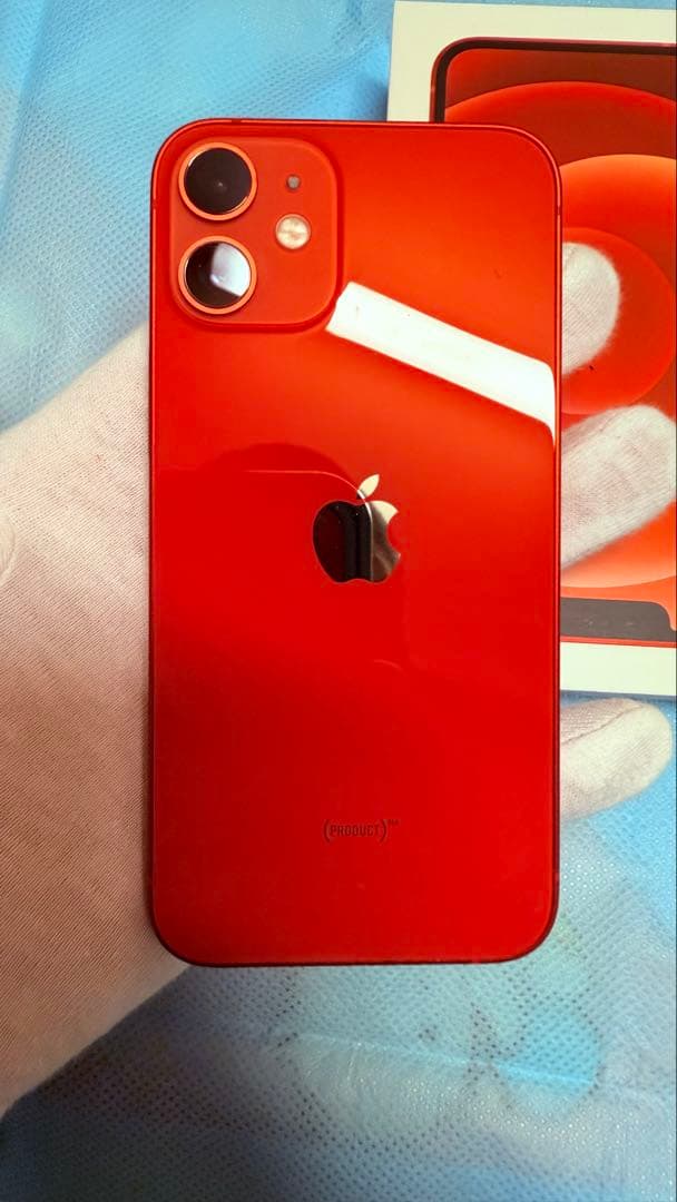 レッド♪ 美品　iPhone12 mini 128GB