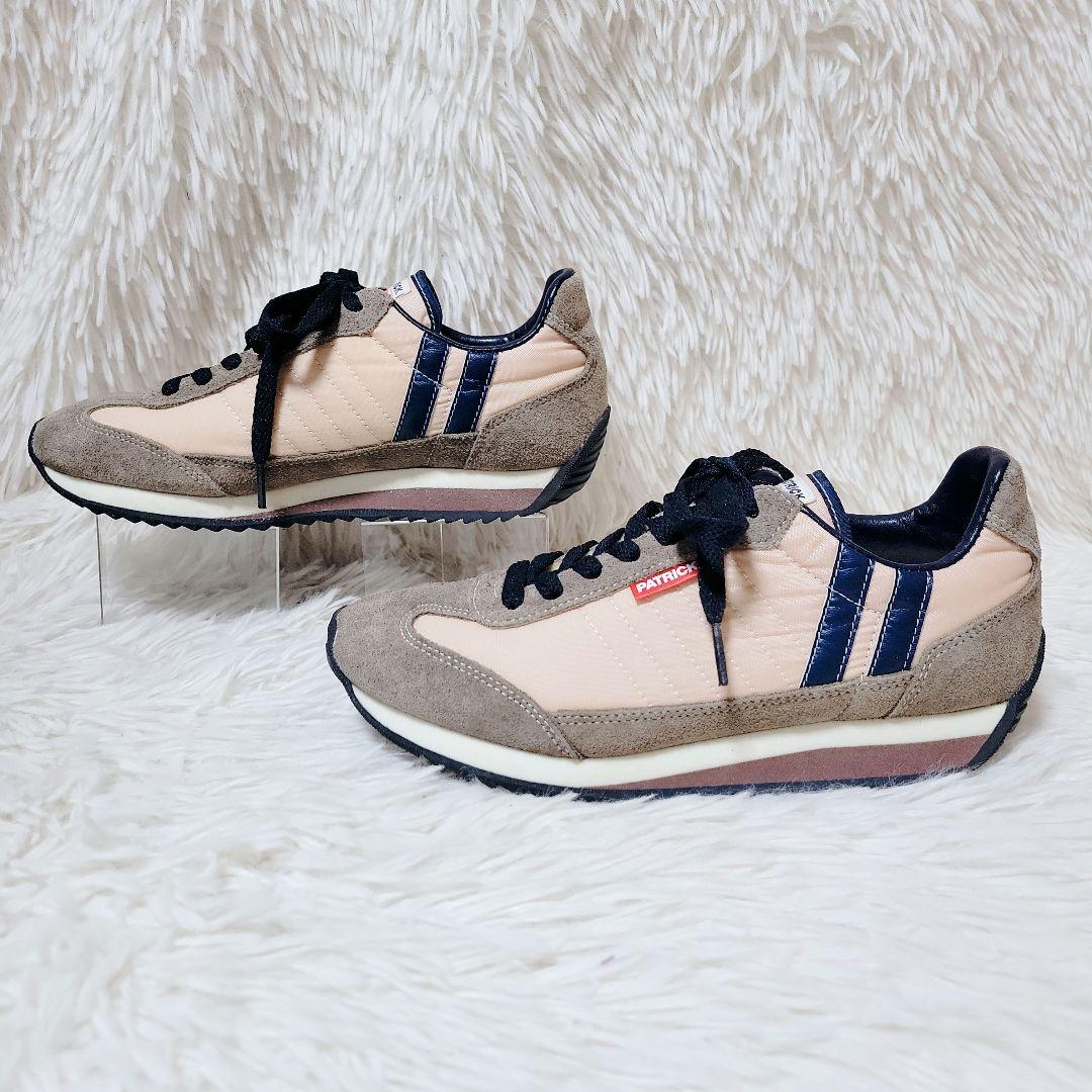 美品✨PATRICK/パトリック マラソン シュリンプ スニーカー 37