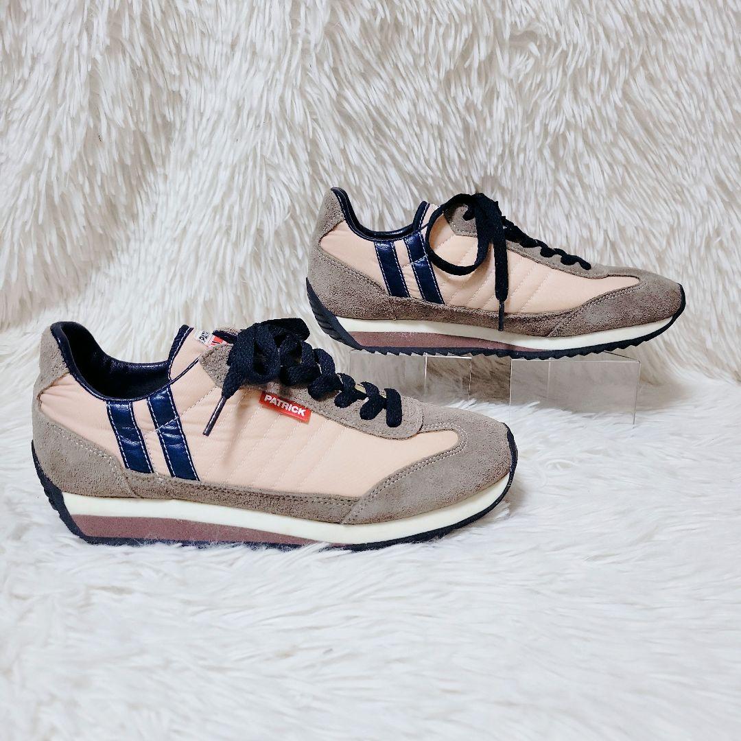 美品✨PATRICK/パトリック マラソン シュリンプ スニーカー 37