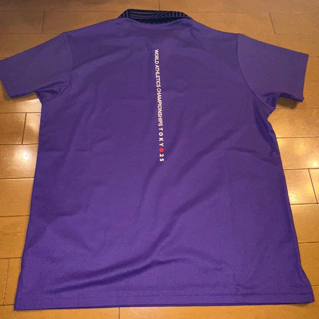 アシックス ポロシャツ パンツ 世界陸上　Mサイズ