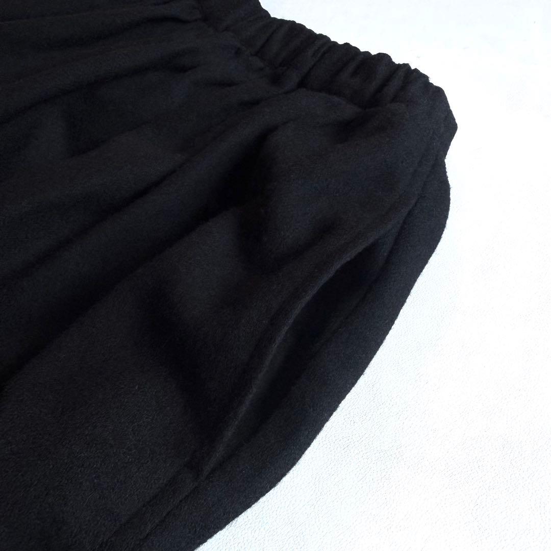 《美品》コムデギャルソン コムコム ワイド バルーンパンツ ウール ブラック