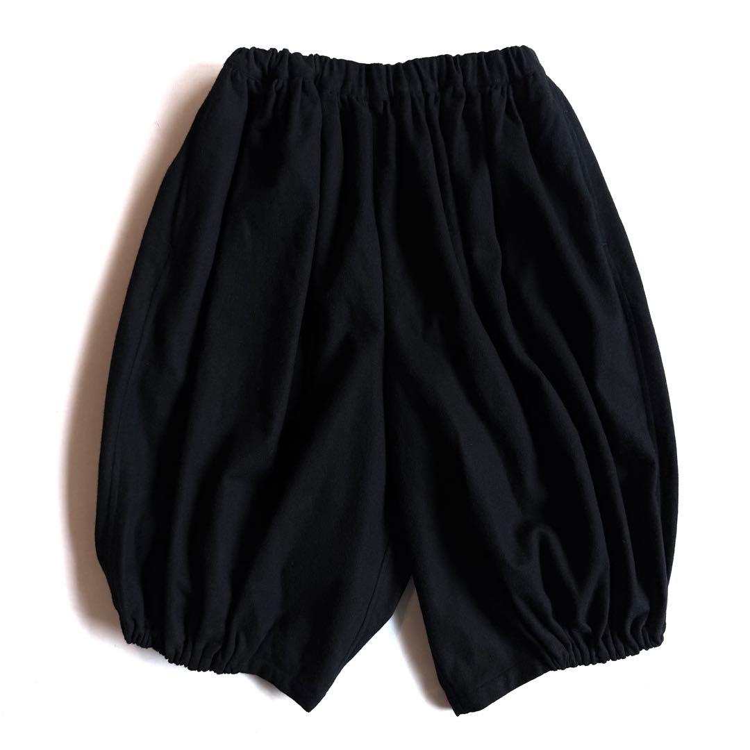 《美品》コムデギャルソン コムコム ワイド バルーンパンツ ウール ブラック