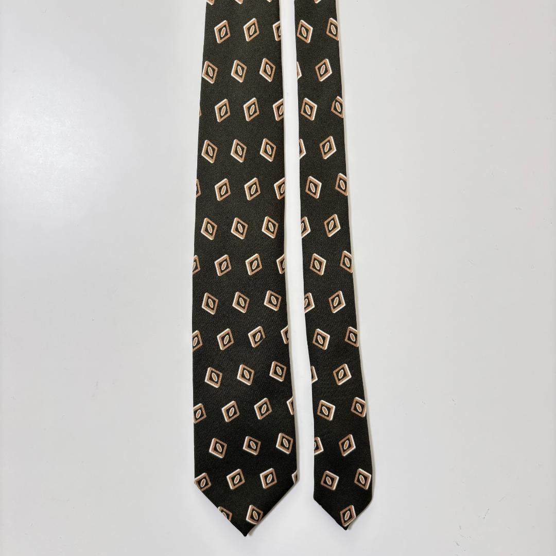 a*d様 Holliday&Brown ホリデーブラウン 小紋 プリント ネクタ