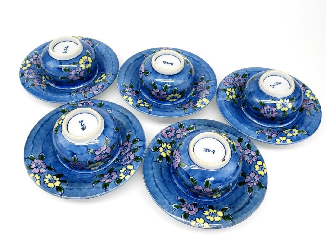 源右衛門窯　茶碗&皿 五客セット