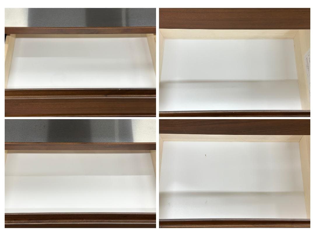 unico/ウニコ■DIX　キッチンボード　W1200　ウォールナット　食器棚