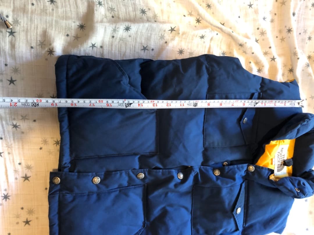 ノースフェイスダウンベストUSA製