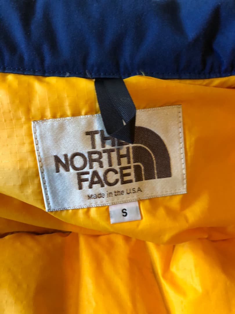 ノースフェイスダウンベストUSA製