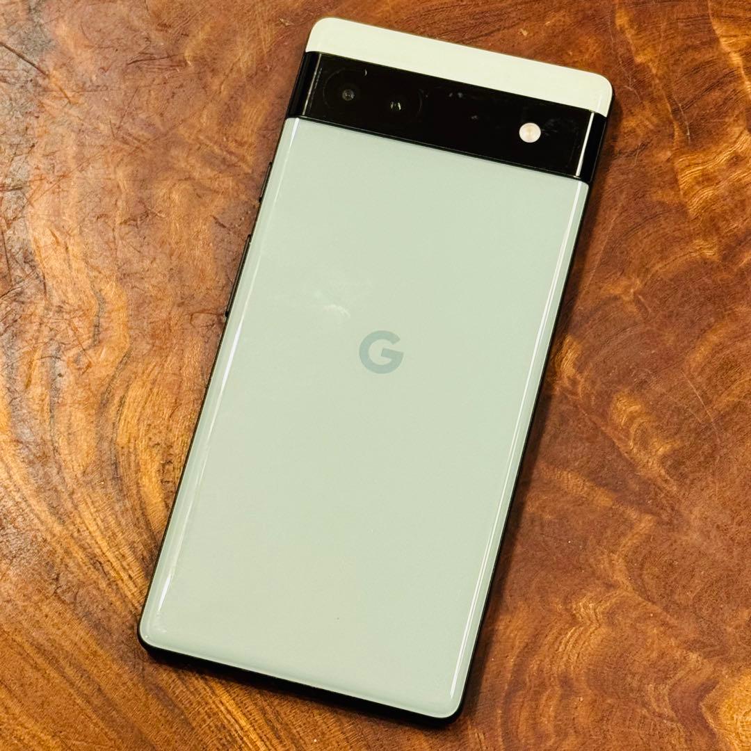 【良品】Google Pixel 6a Sage 128GB SIMフリー　緑