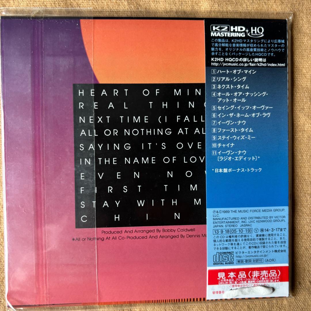 (紙ジャケ・新品見本盤) ボビー・コールドウェル 5作品 (2013年発売)