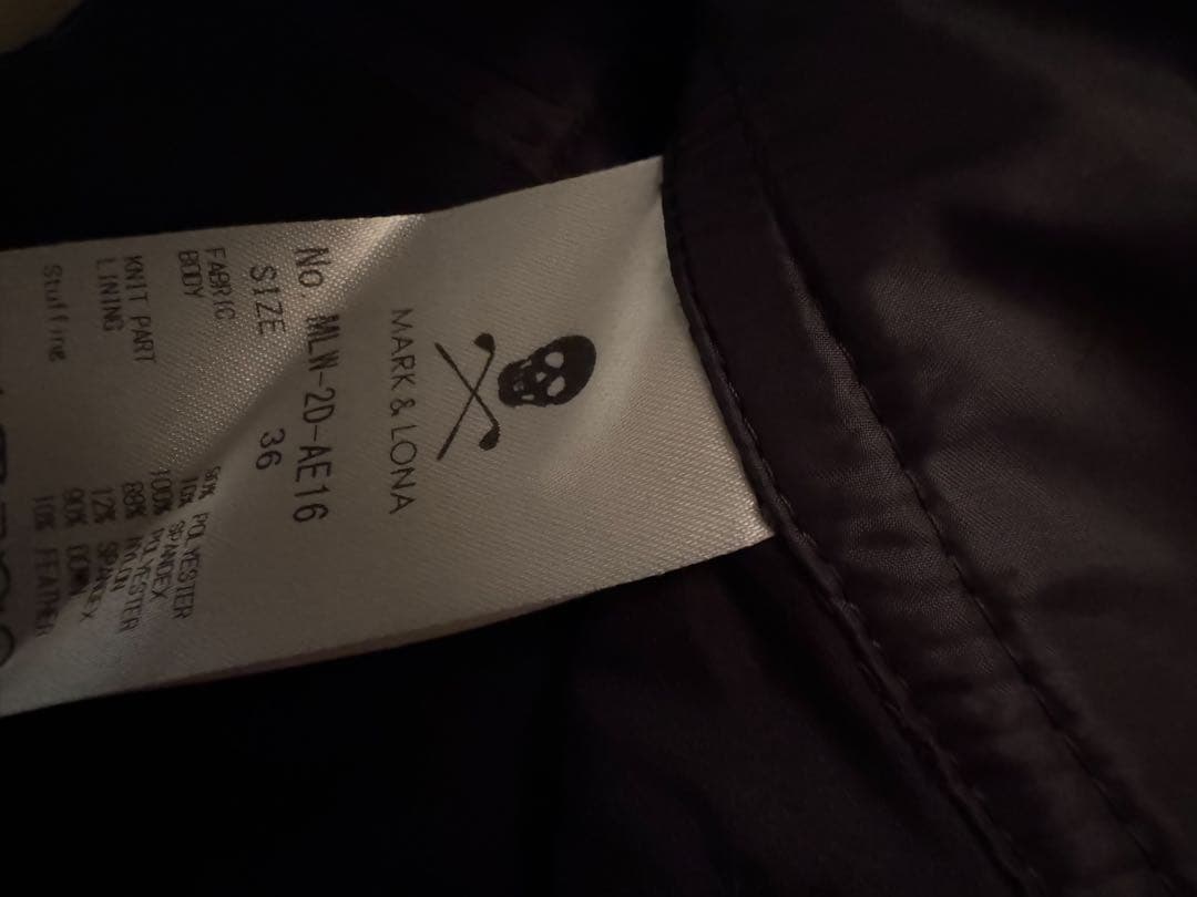 MARK & LONA 黒 スカート ジッパー付き