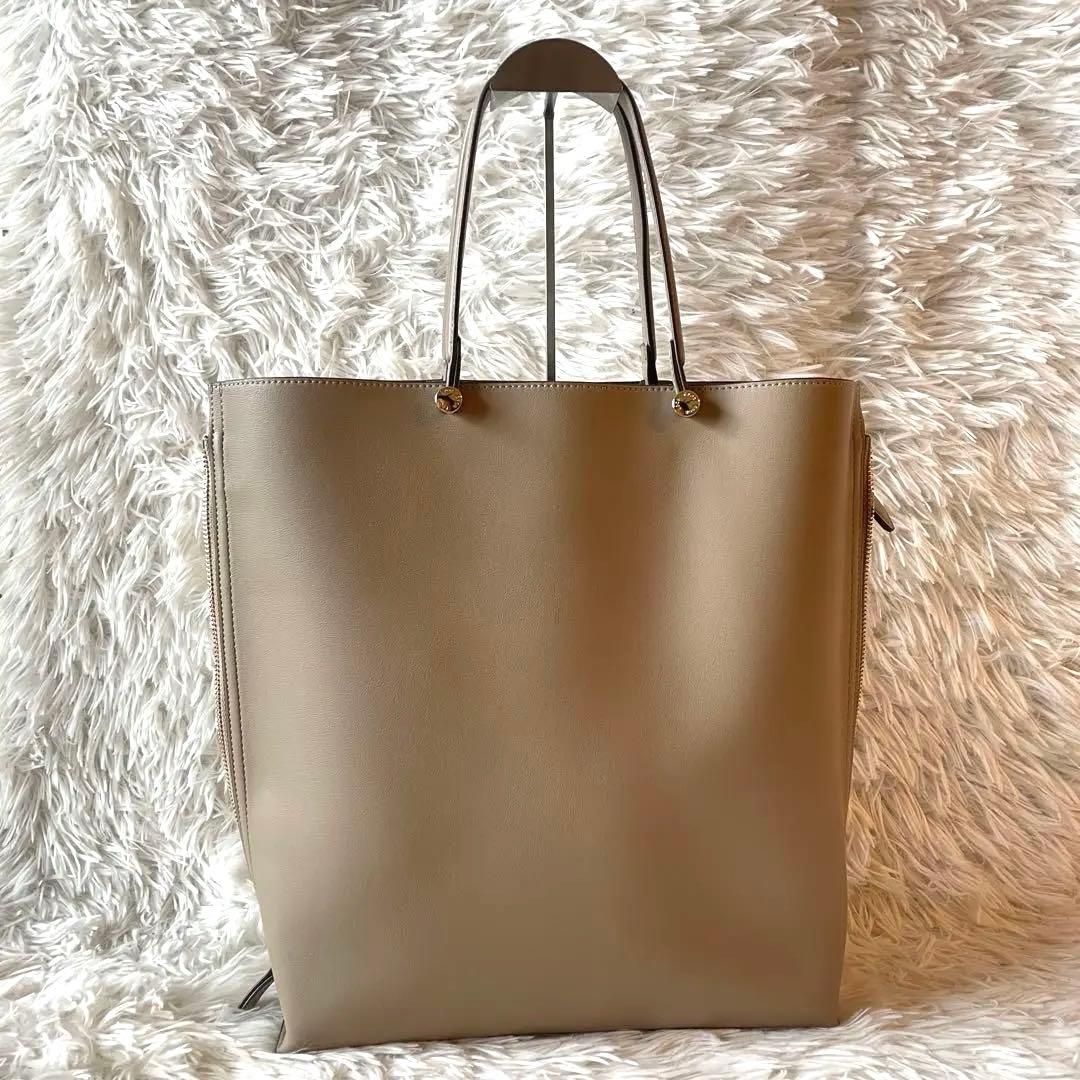 未使用級✨ROPE EPOR Y BAG トートバッグ 縦型 A4 ベージュ