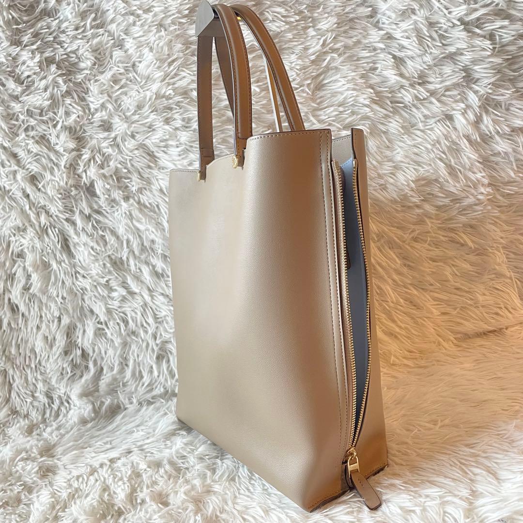 未使用級✨ROPE EPOR Y BAG トートバッグ 縦型 A4 ベージュ