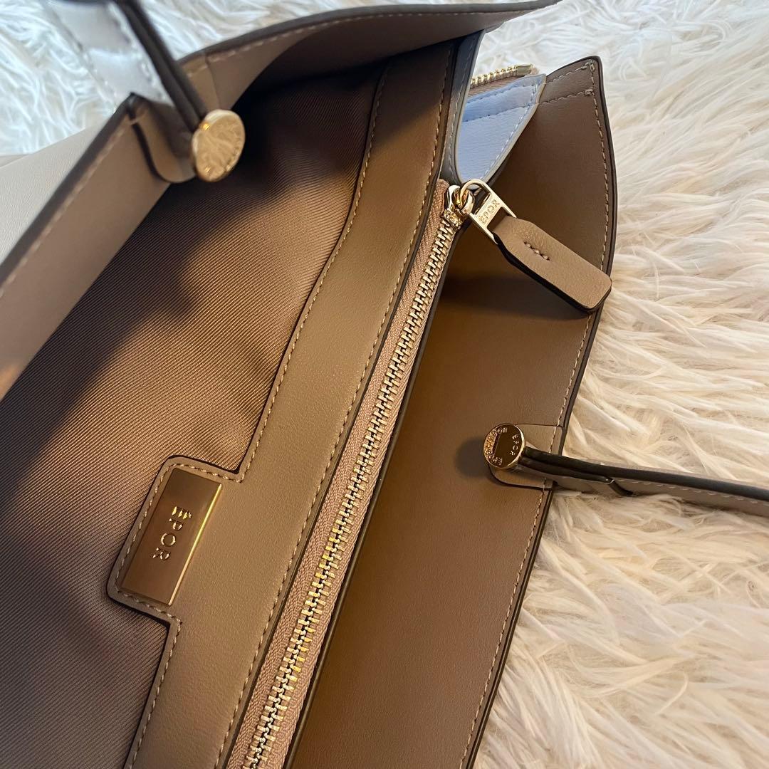 未使用級✨ROPE EPOR Y BAG トートバッグ 縦型 A4 ベージュ