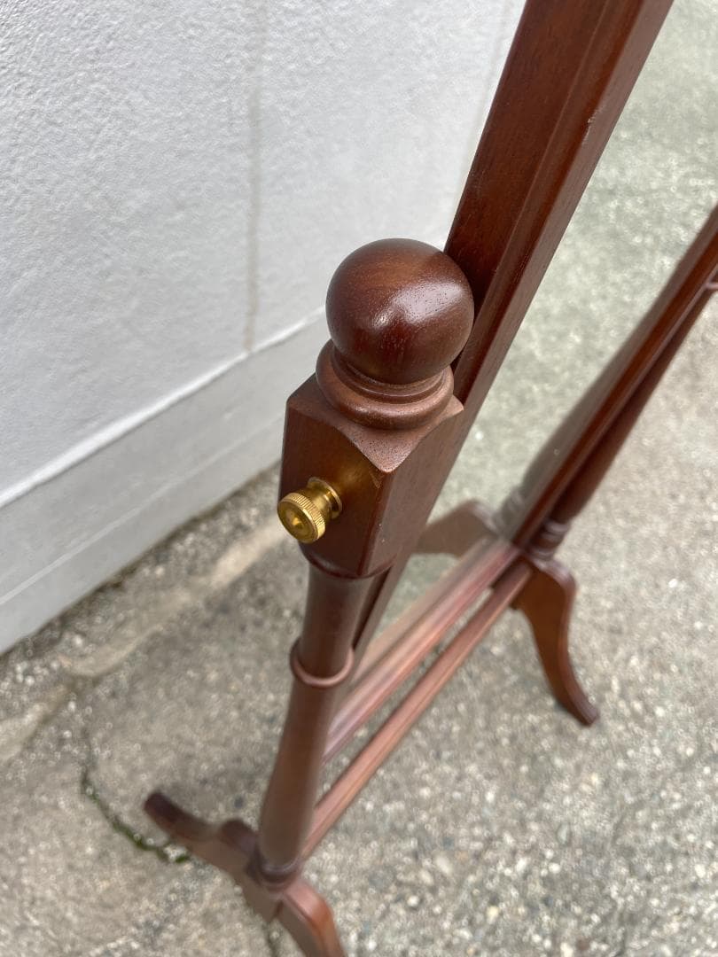 ★ アンティーク 姿見 マルニ スタンド ミラー 全長約150cm 鏡 カガミ