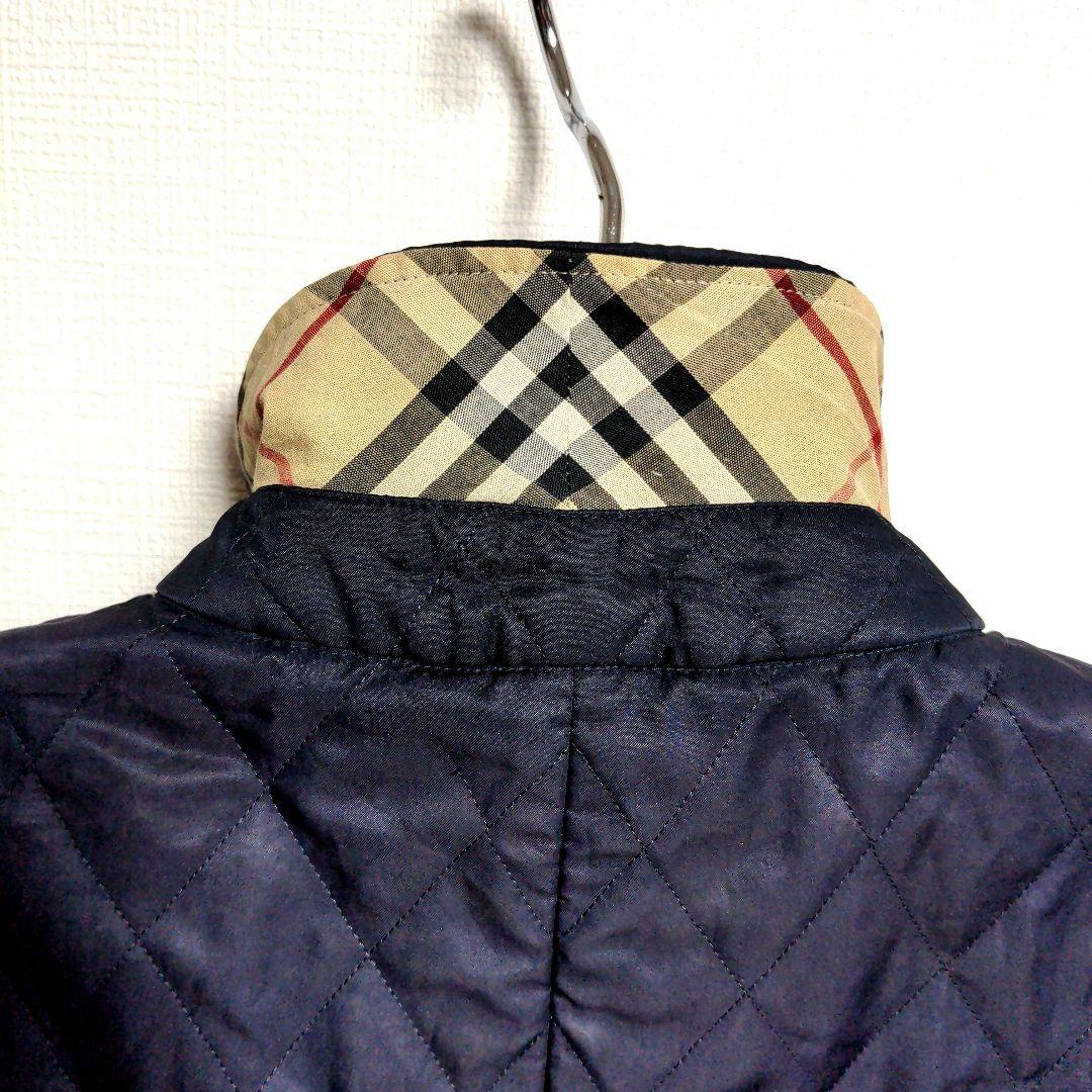 cl36 BURBERRY LONDON ボタンコート レディースXLサイズ相当