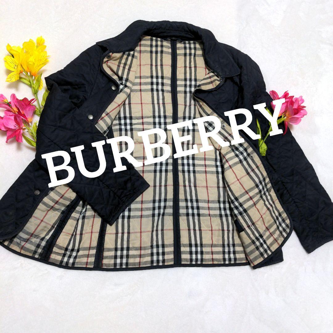 cl36 BURBERRY LONDON ボタンコート レディースXLサイズ相当