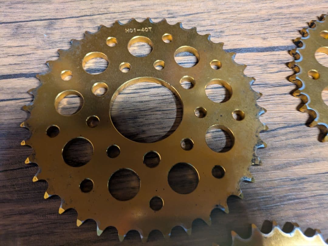 XR100モタード エイプ100 リアスプロケット 5枚セット