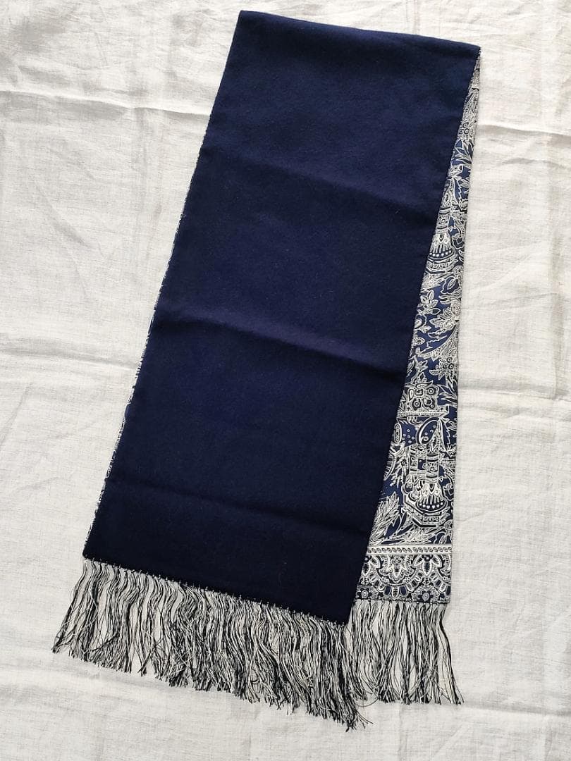 ◆美品◆Drake’s／ドレイクス ◆カシミア×シルク　マフラー・ストール