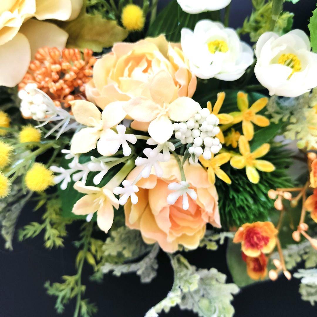 商品名【咲希】ゆきこ♥ラナンキュラスのフラワーリース 春リース 玄関リース