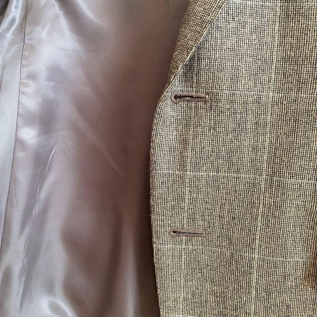 【美品】ポロバイラルフローレン ウール100% テーラードジャケット 冬 グレー