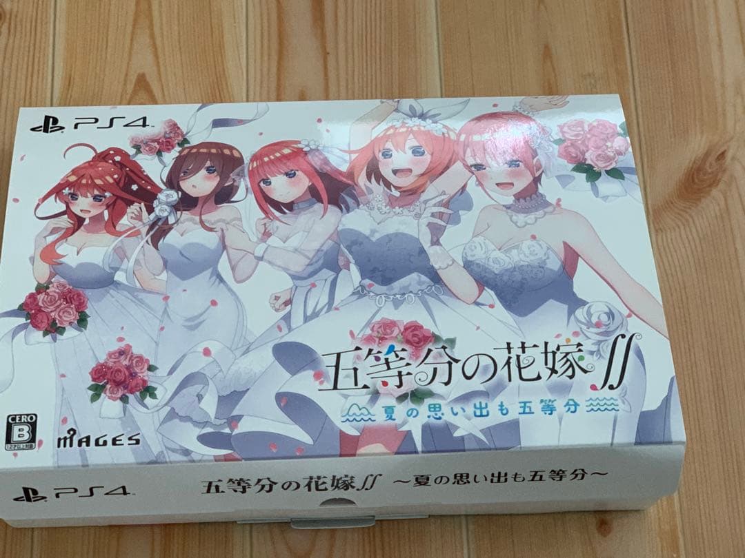 五等分の花嫁∬ PS4カセット 夏の思い出も五等分 限定版 おまけ有