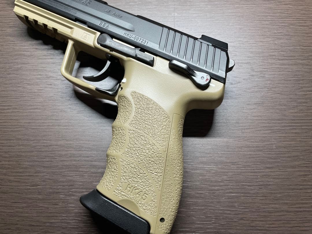 東京マルイ HK45タクティカル サプレッサー付き タンカラー