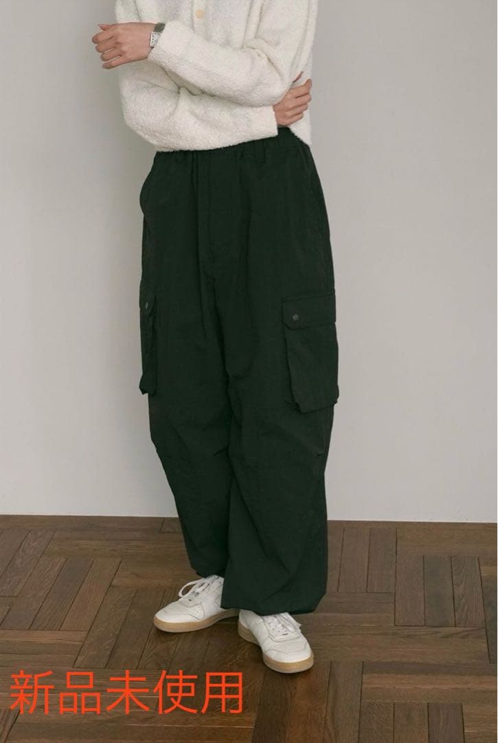 【新品未使用】MY_ NYLON CARGO PANTS[SUMI]