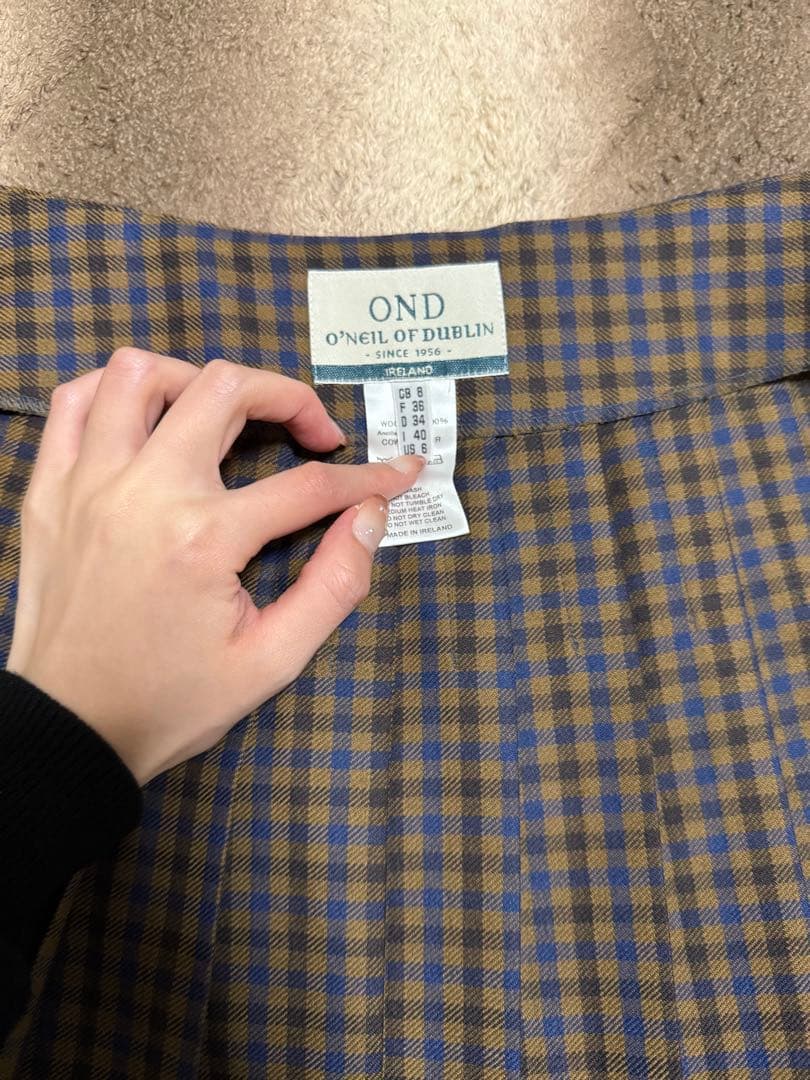 【美品】O’NEIL OF DUBLIN オニール オブ ダブリン　ミニスカート