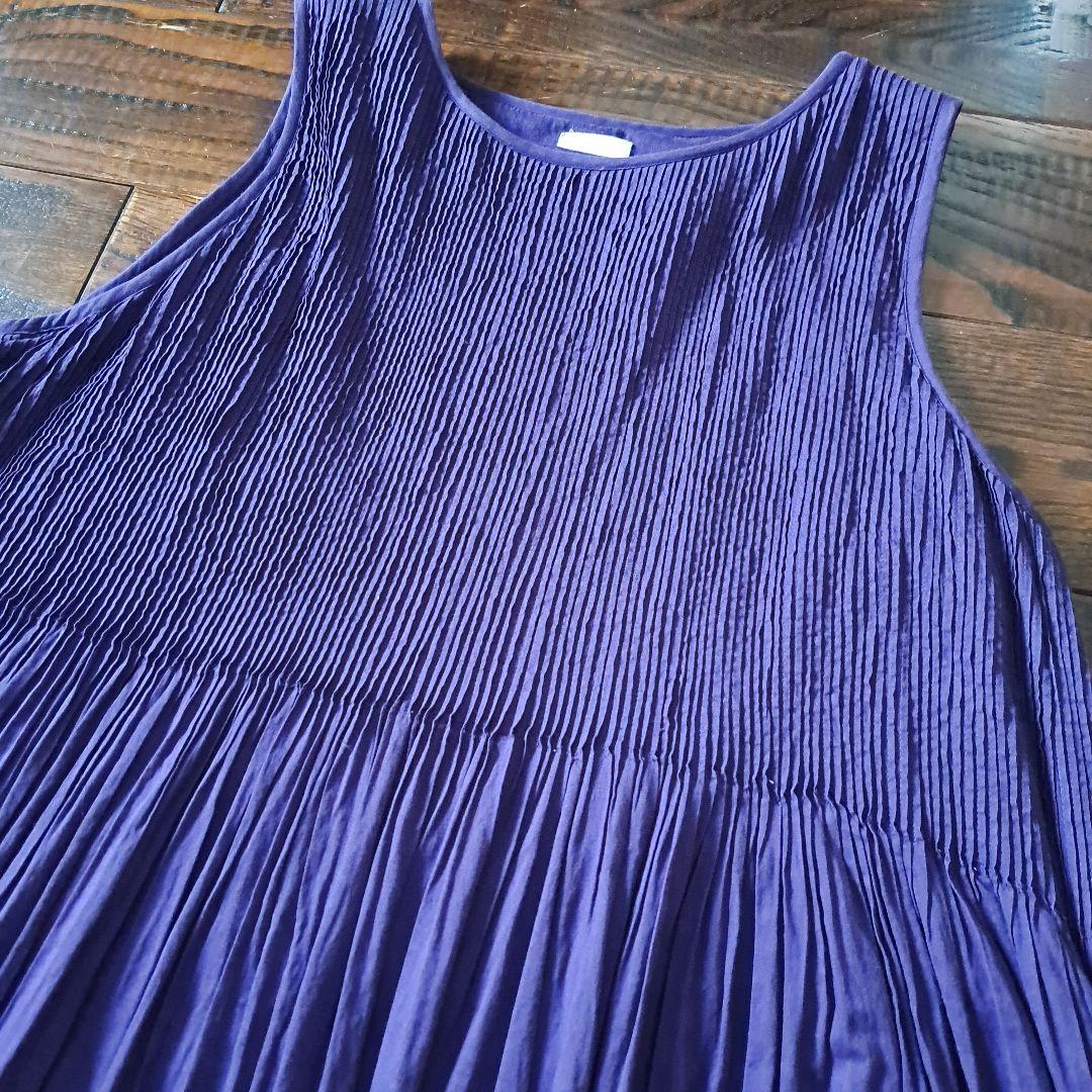 メゾンドソイル maison de soil ピンタック ワンピース