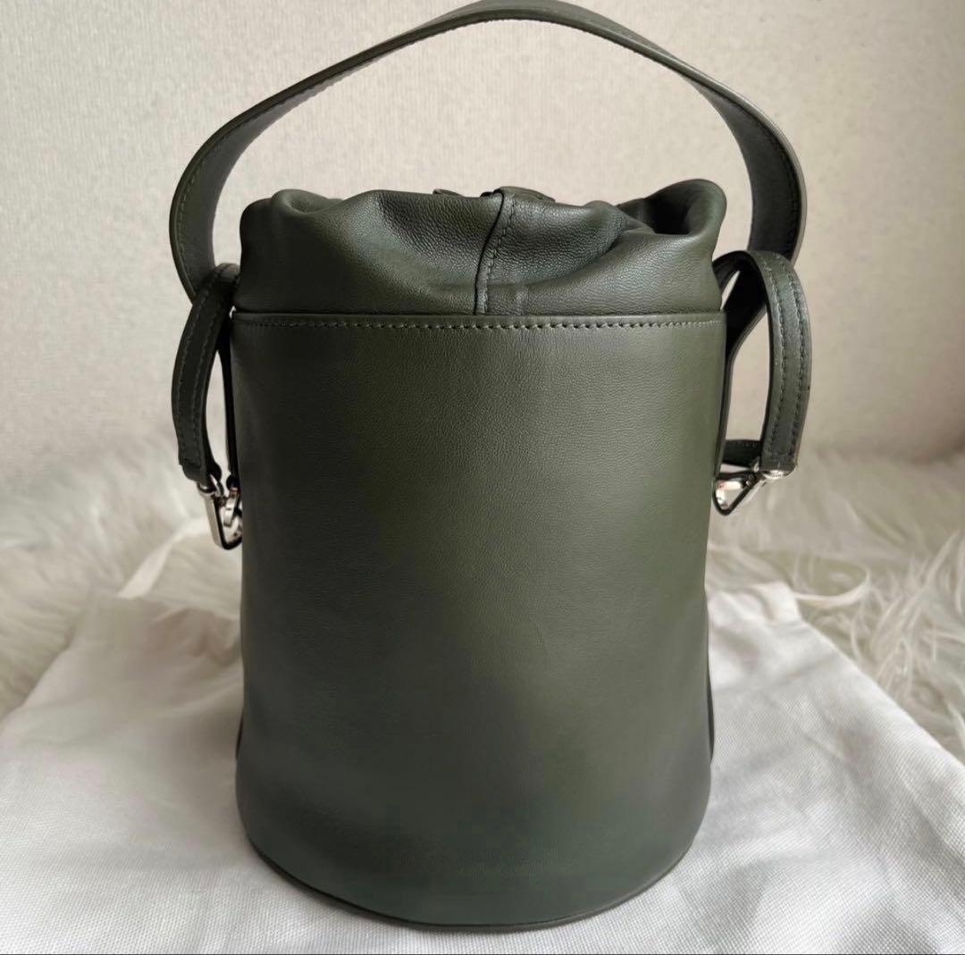 ぱ*う様 JILSANDER バケットバッグ ショルダーバッグ カーキ