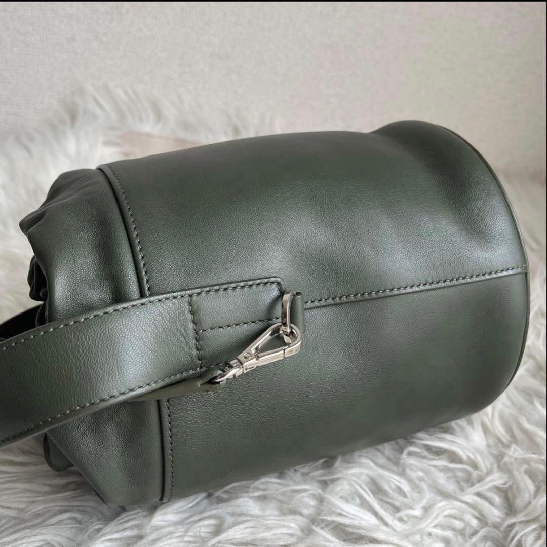 ぱ*う様 JILSANDER バケットバッグ ショルダーバッグ カーキ