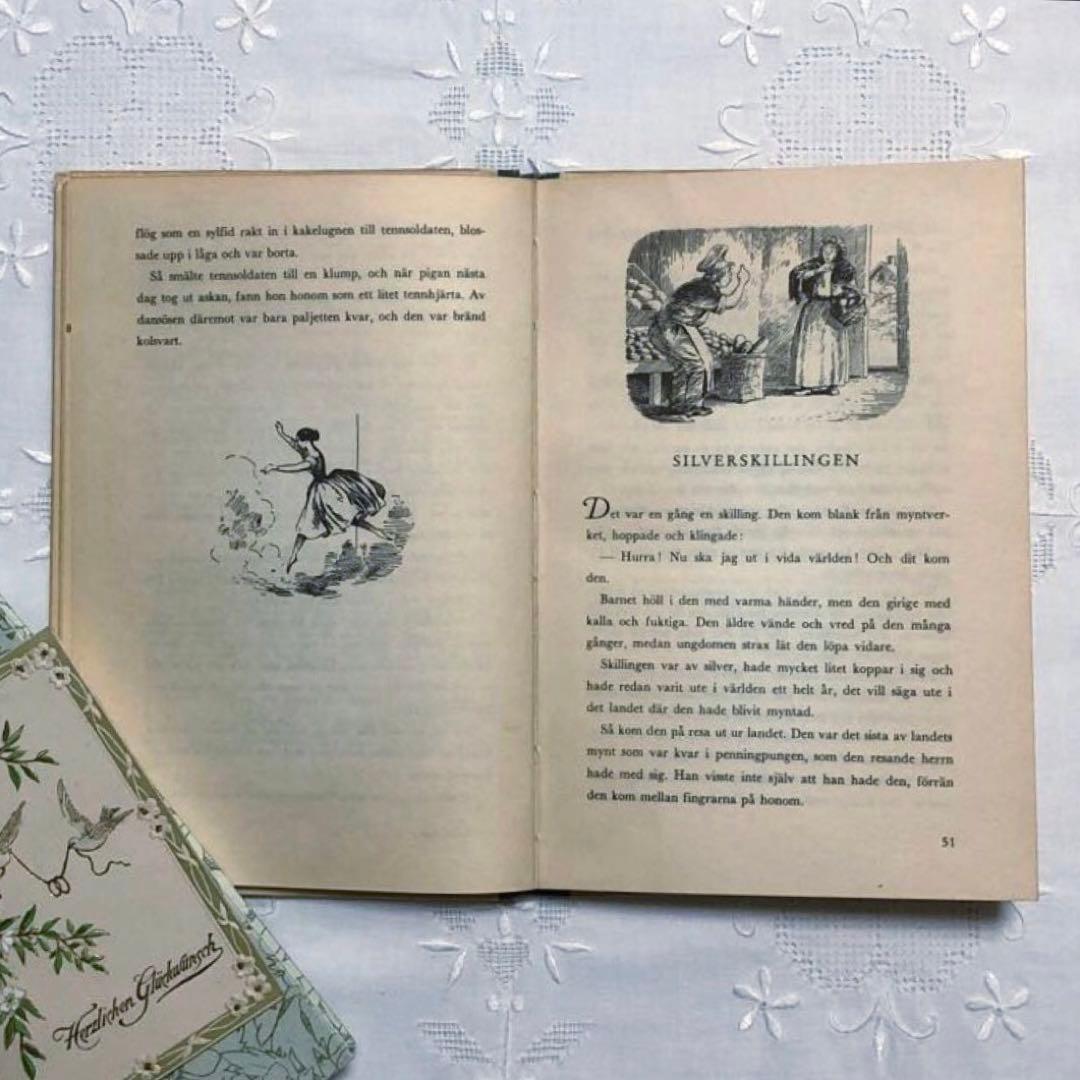 RN15 洋書 1948年 北欧ヴィンテージ 美しい童話集