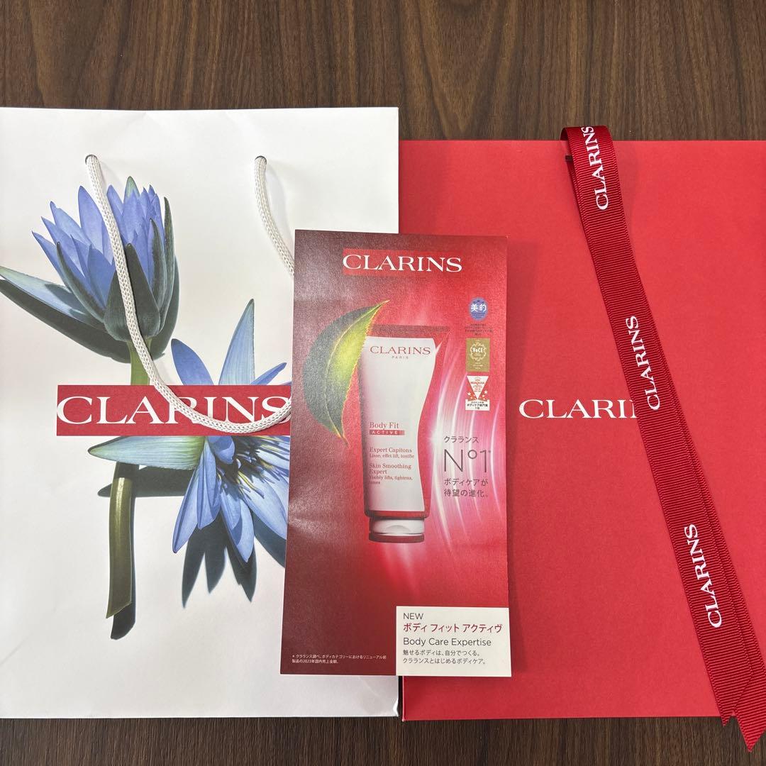 新品未開封　クラランス　ボディフィットアクティブ　ギフト用ラッピング付き