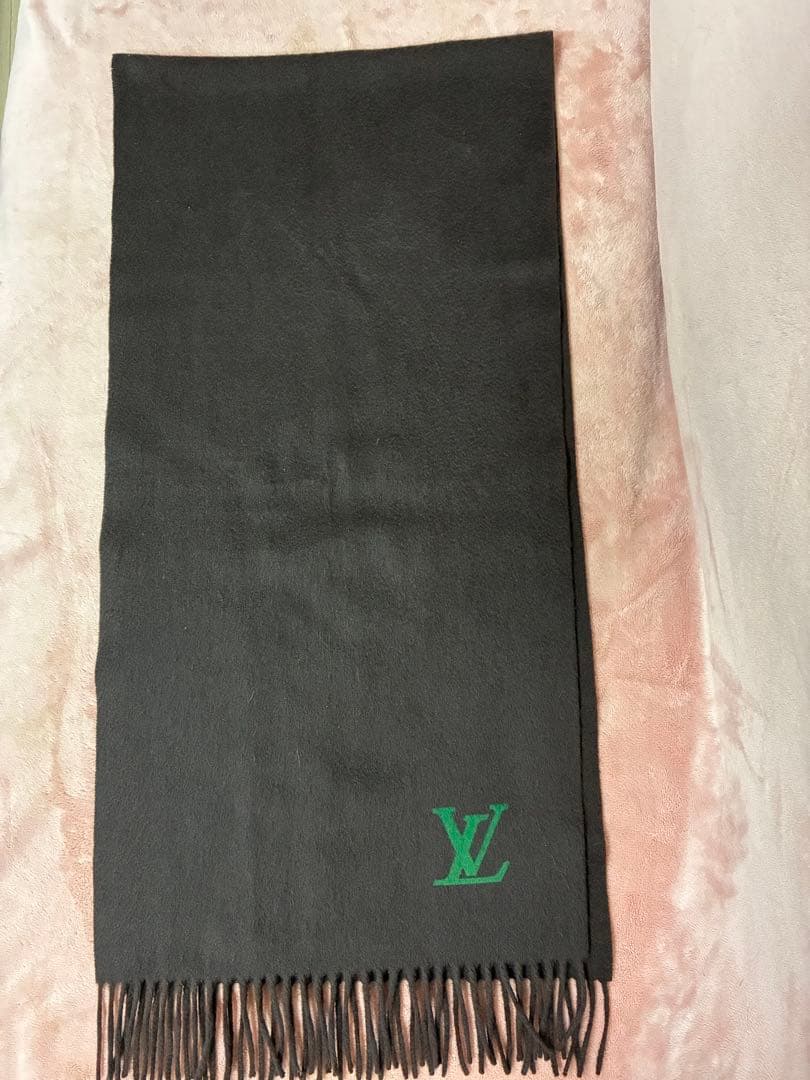 Louis Vuitton ルイヴィトン　ブラウン マフラー　メンズ