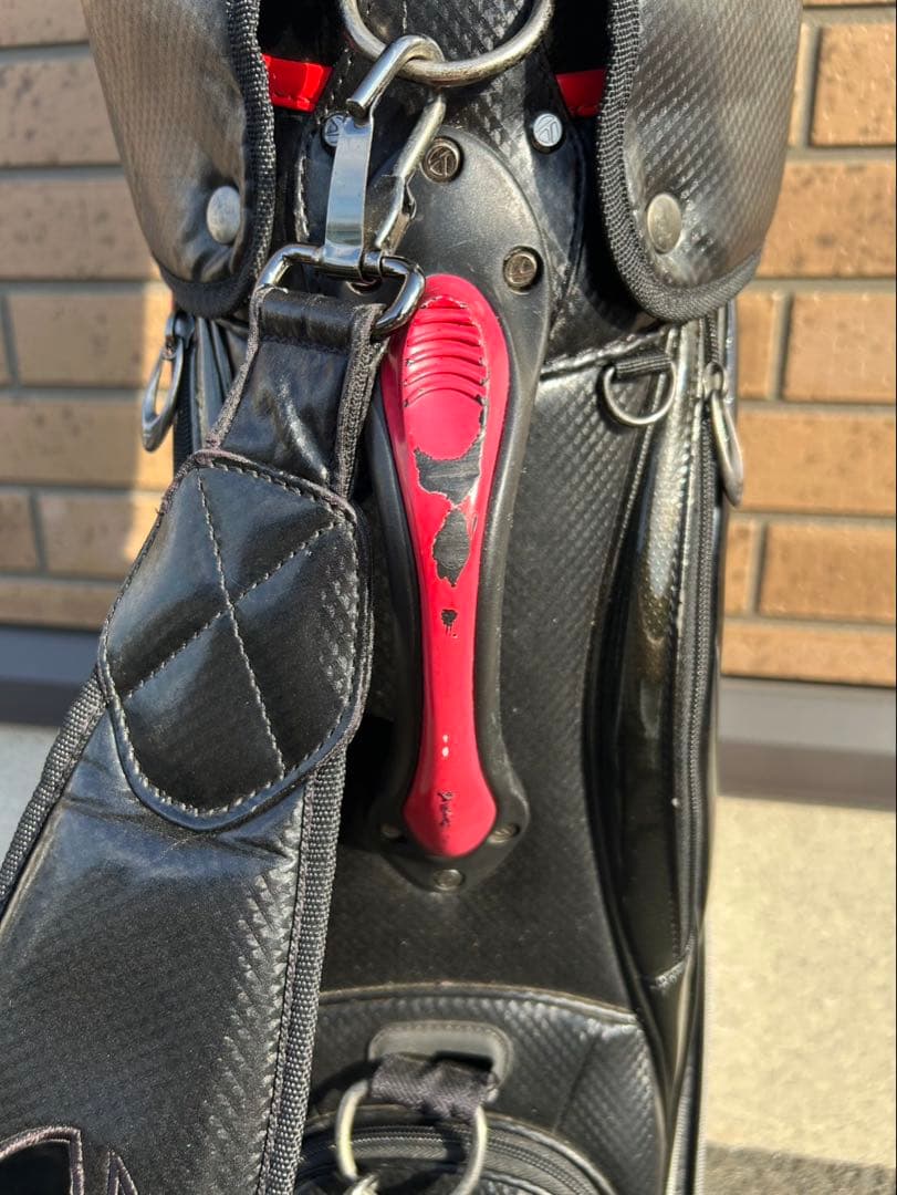 TaylorMade キャディバッグ ブラック/レッド