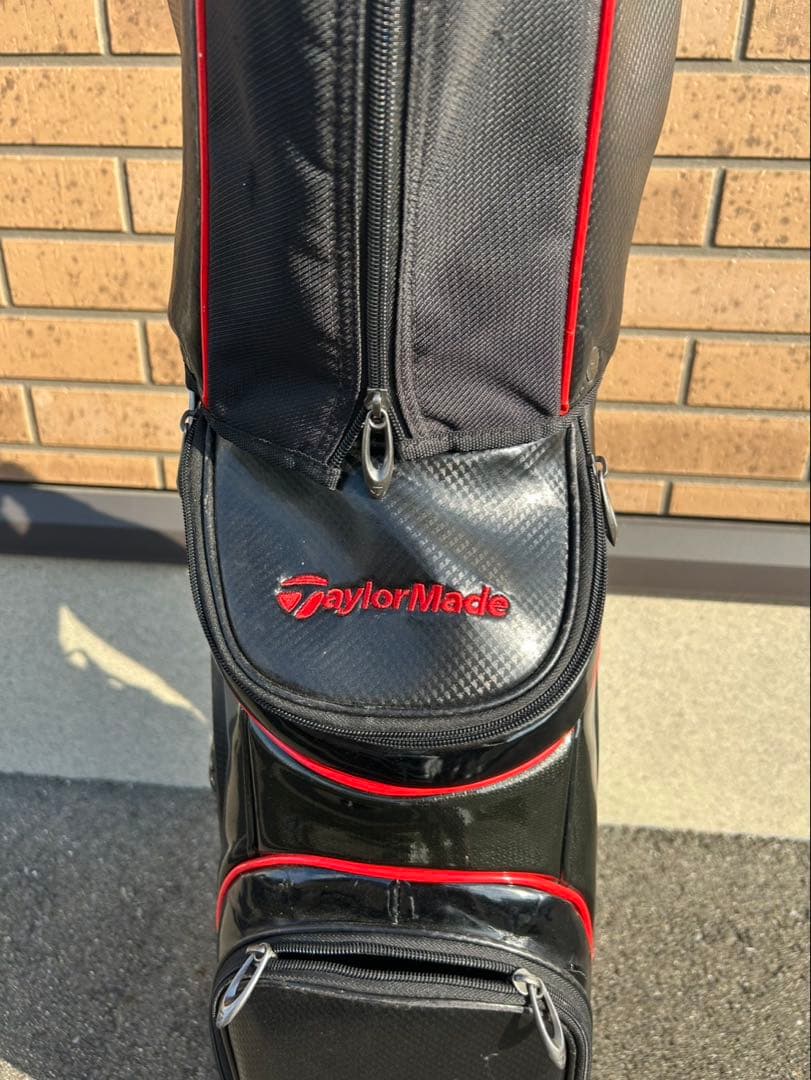TaylorMade キャディバッグ ブラック/レッド