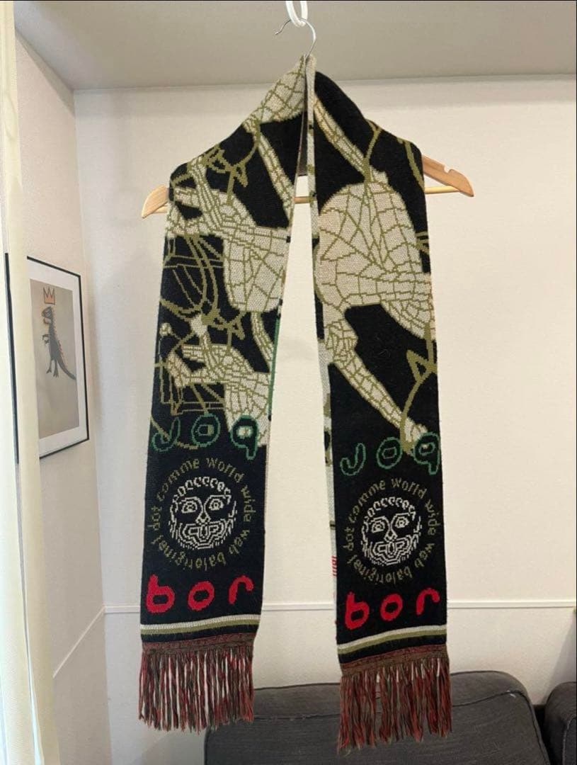 小物 bal original /JACQUARD KNIT SOCCER SCARF