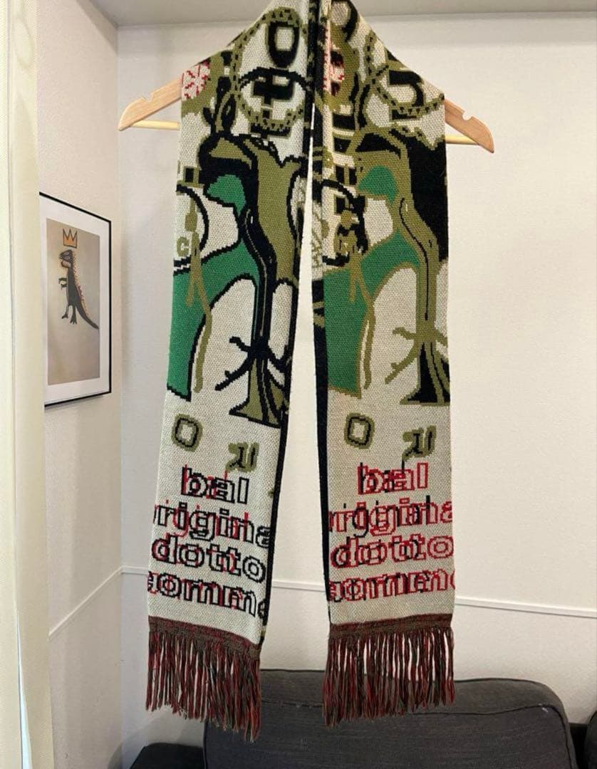 小物 bal original /JACQUARD KNIT SOCCER SCARF