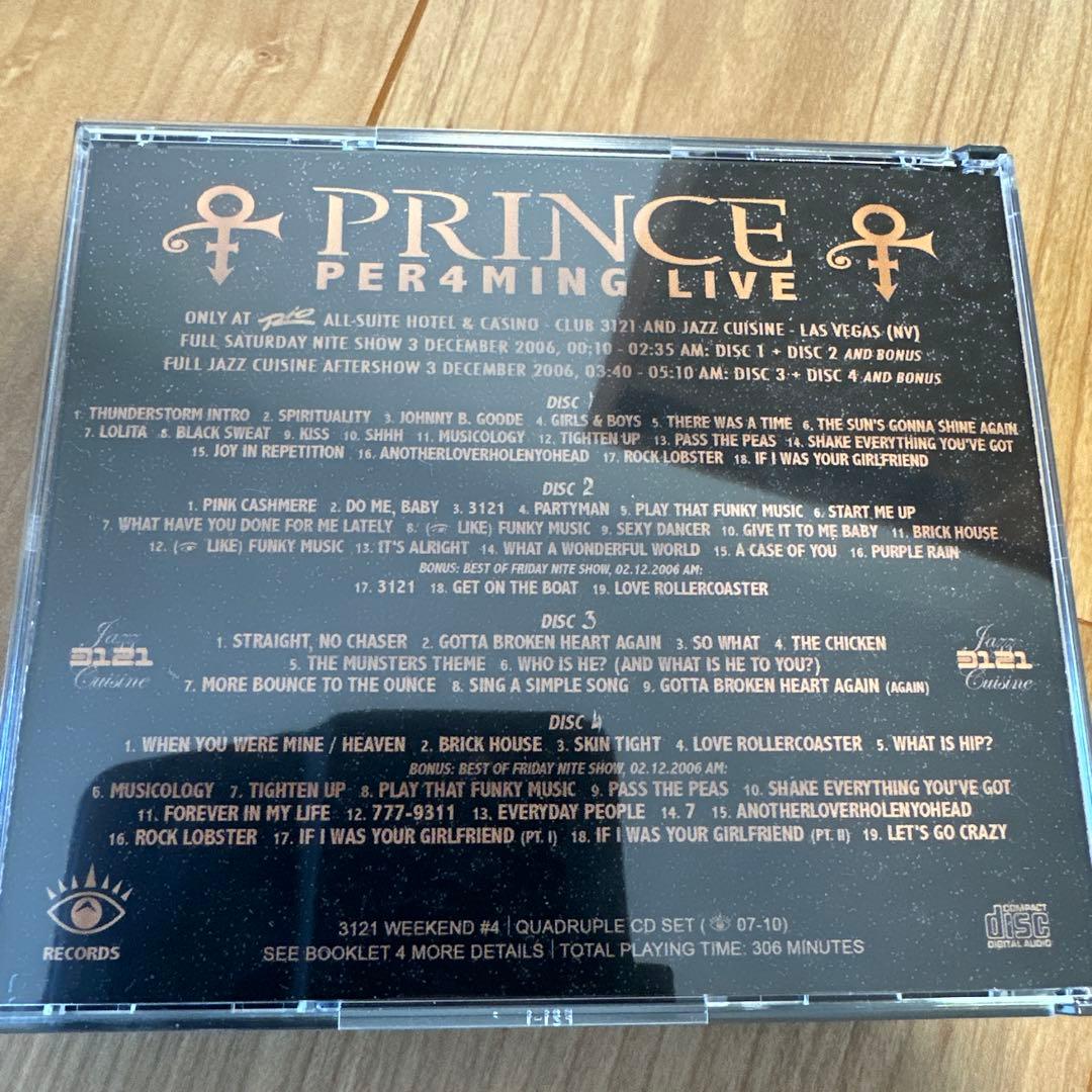 洋楽 PRINCE PER4MING LIVE 3121 VOL.4