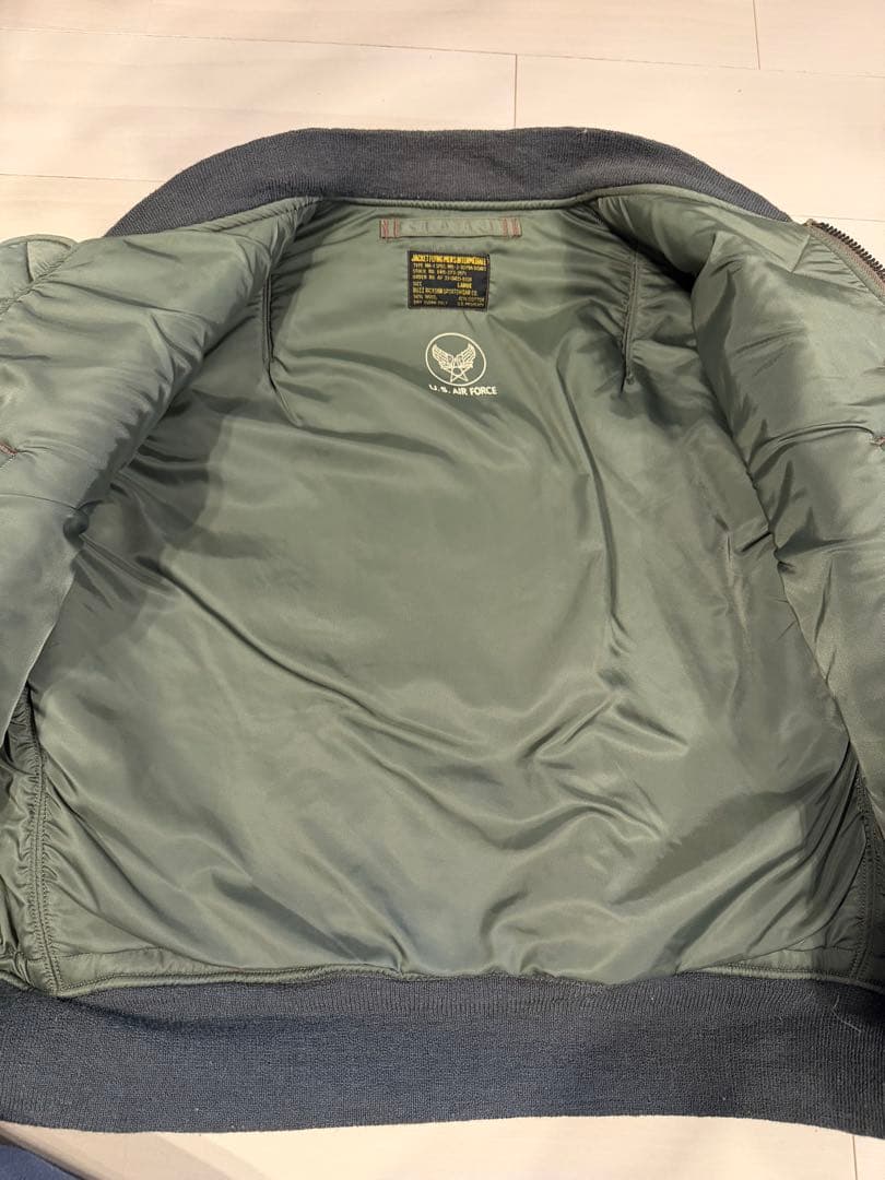 バズリクソンズ MA-1 サイズL MIL-J-8279 美品 最初期モデル