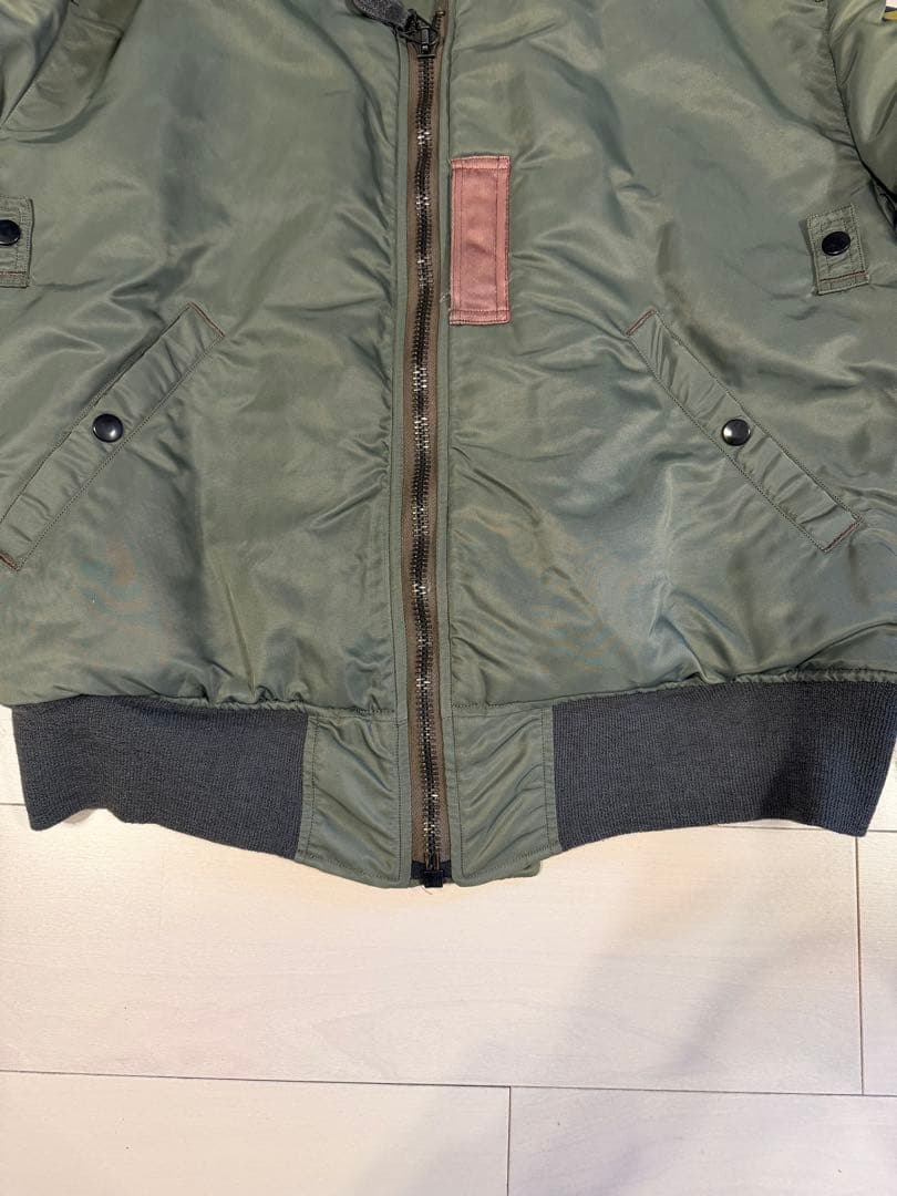 バズリクソンズ MA-1 サイズL MIL-J-8279 美品 最初期モデル