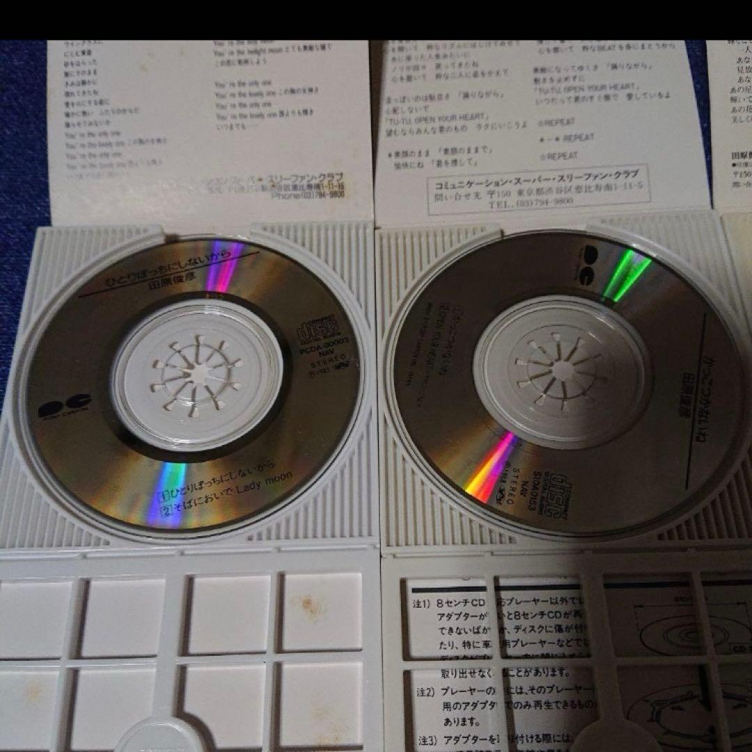 田原俊彦 アイドル　昭和　8センチシングル短冊邦楽8cm CD