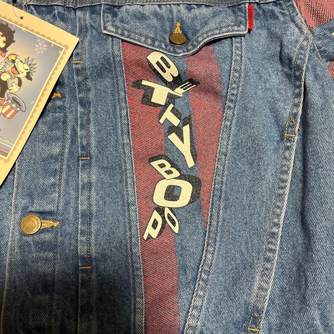 海苔 BETTY BOOP『レトロ希少』ベティちゃん　デニムジャケット