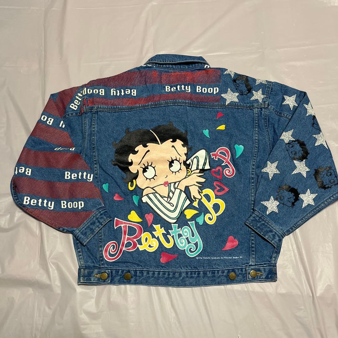海苔 BETTY BOOP『レトロ希少』ベティちゃん　デニムジャケット