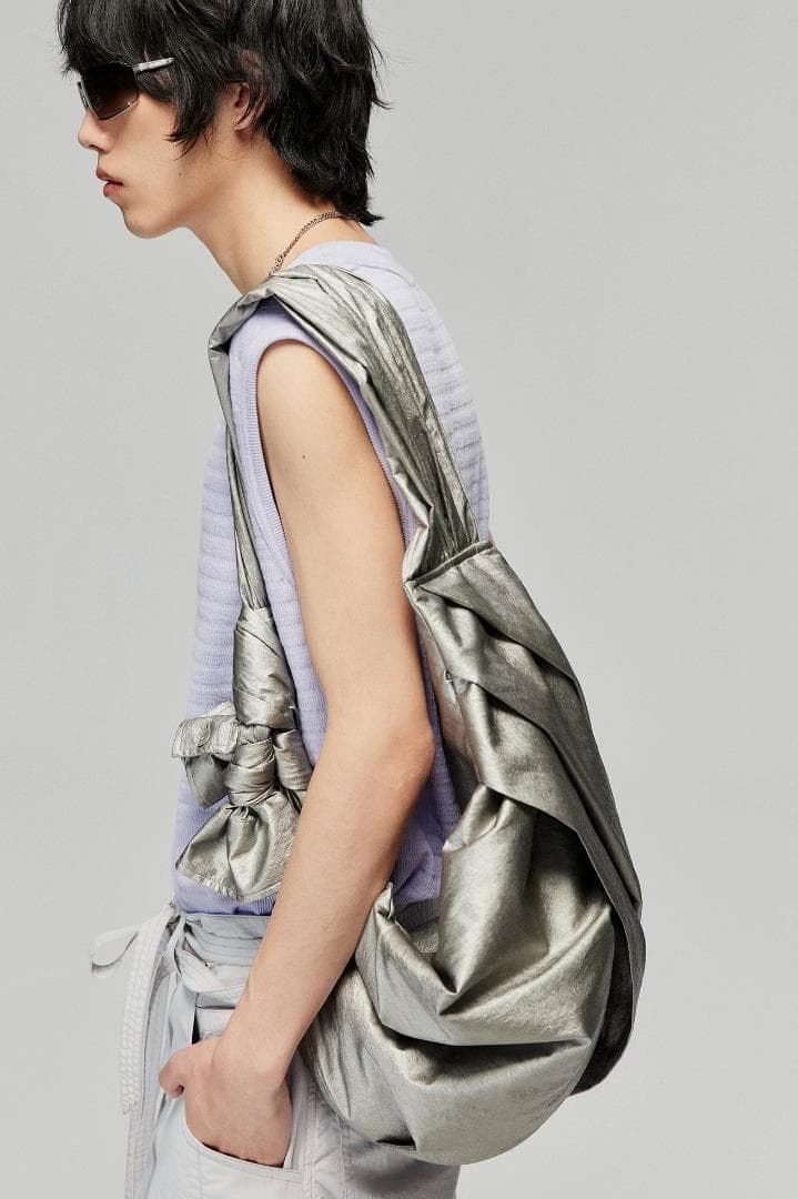 Simple Projectクロスボディバッグ リュックサック調整可能 男女兼用