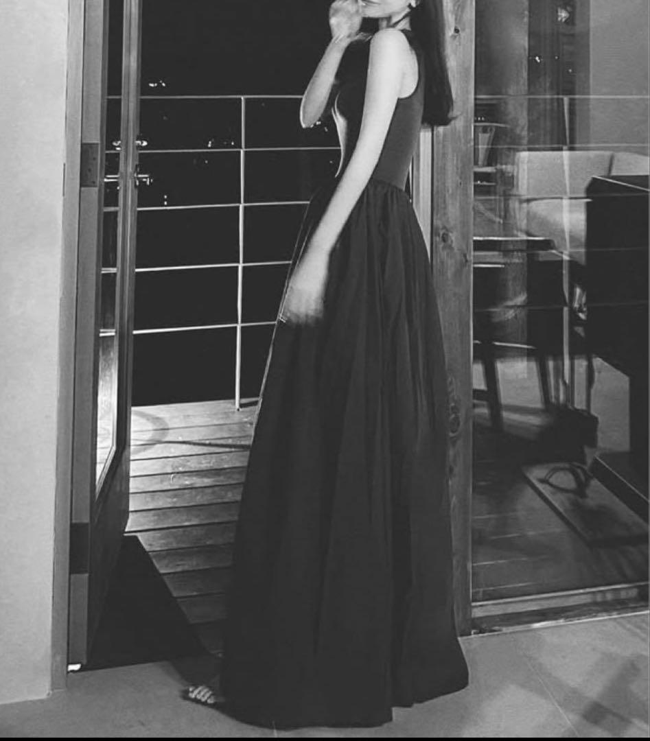 ワンピース maison celon sleeveless volume maxi dres